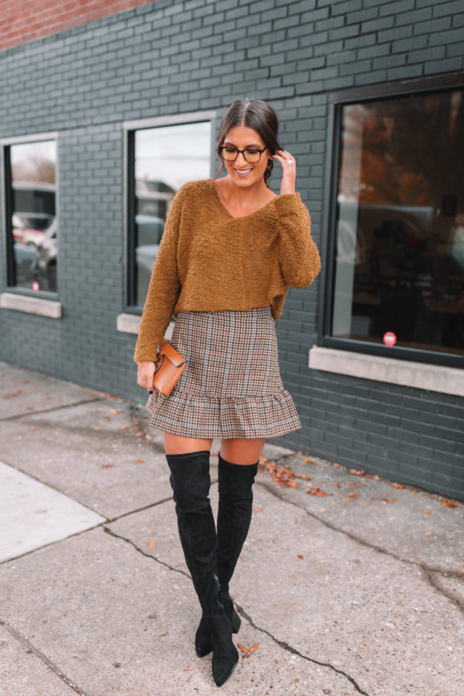 Houndstooth Mini Skirt | A Southern Drawl