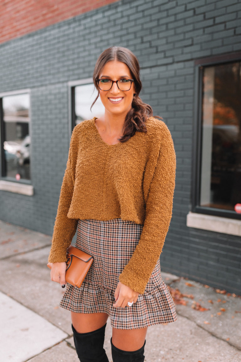 Houndstooth Mini Skirt | A Southern Drawl