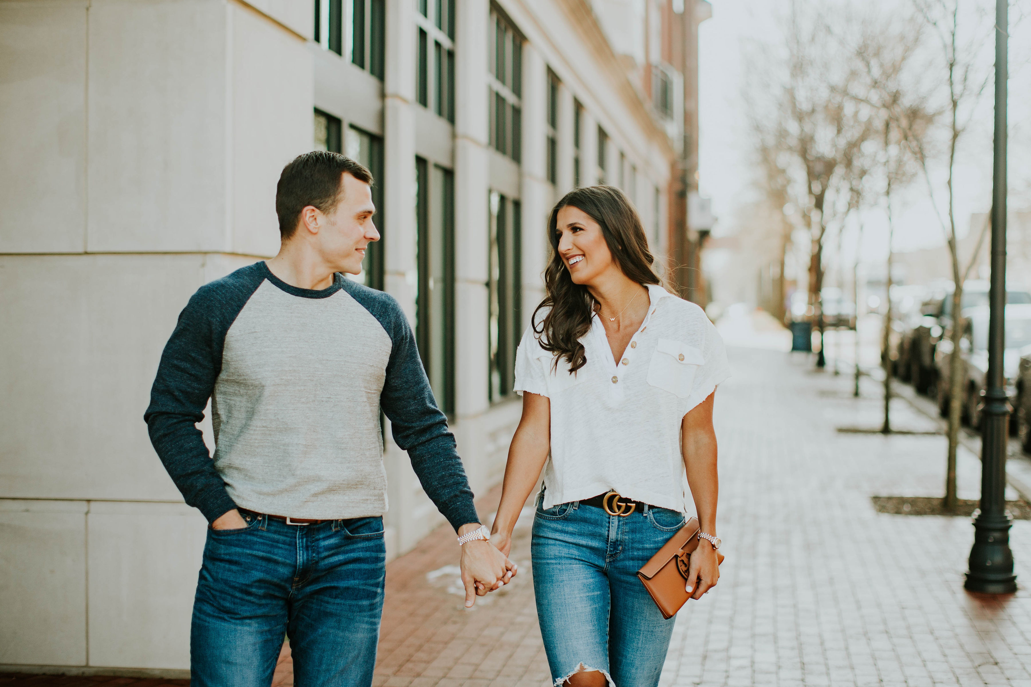 baseball tee, distressed jeans, simple white tee, couples style, couples fashion, couples goals, spring style, spring fashion, spring outfit, jordan white louisville, jordan white lawyer, grace white a southern drawl, kentucky blogger