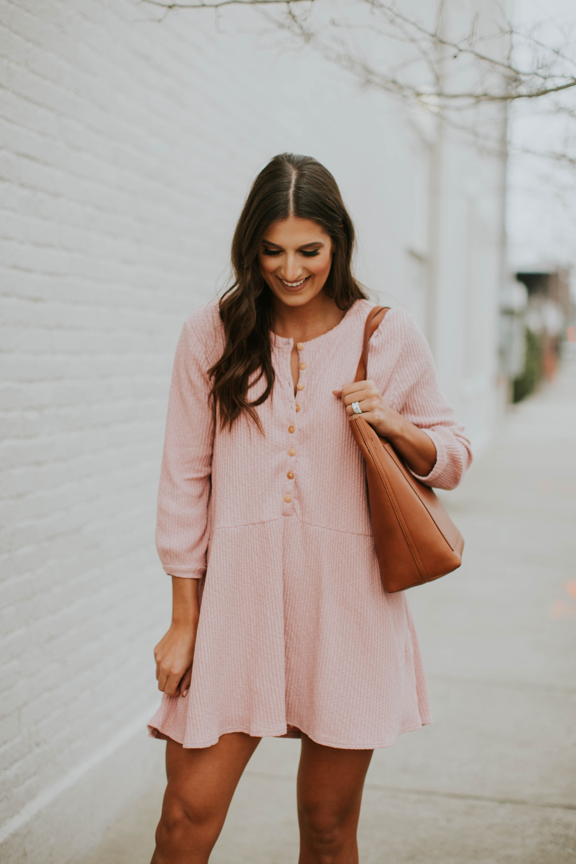 pink swing dress, free people dress, free people summer dress, pink dress, madewell transport tote, spring style, nordstrom dress, spring fashion, endless summer by free people // grace white a southern drawl