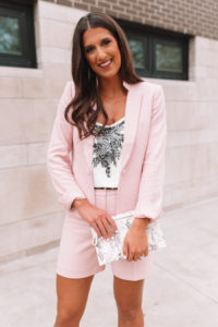 pink suit set, white house black market, pink blazer, spring outfit, easter sunday outfit, easter outfit, easter dress, workwear, pink workwear // grace white a southern drawl