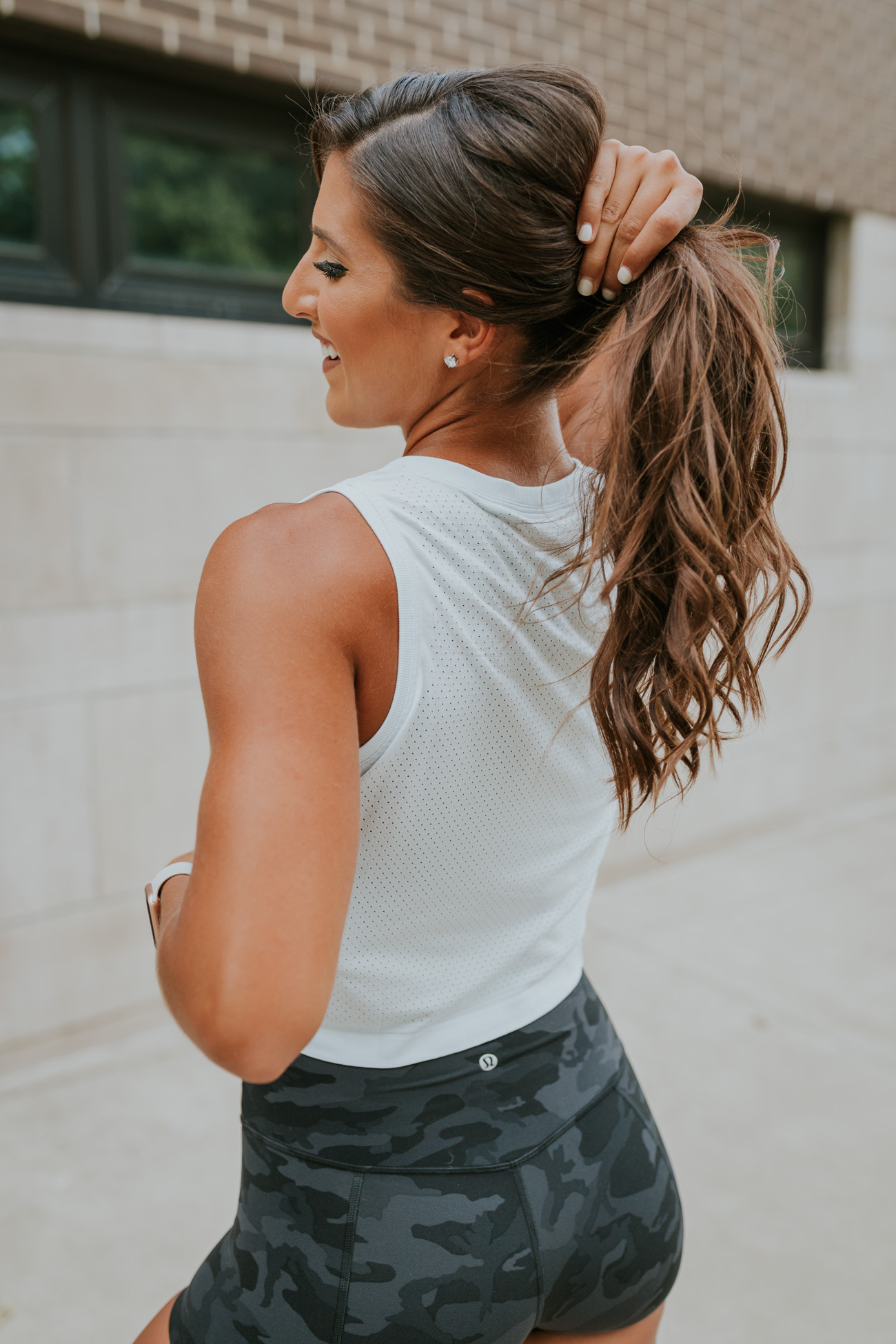 lululemon align shorts, up for it bra, lululemon activewear, muscle tank, athleisure, cute workout outfit, fitwithasd // grace white a southern drawl