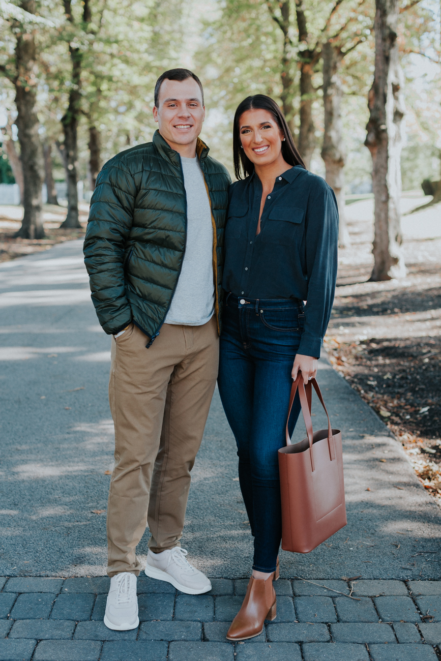 the 3 main things we learned during our first year of marriage, first anniversary, first wedding anniversary, a southern drawl wedding anniversary, jordan white louisville, everlane outfit, fall outfit // grace white a southern drawl